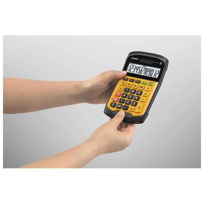 Casio Calcolatrice Resistente Acqua e Polvere