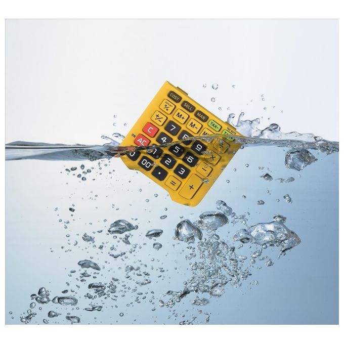 Casio Calcolatrice Resistente Acqua e Polvere