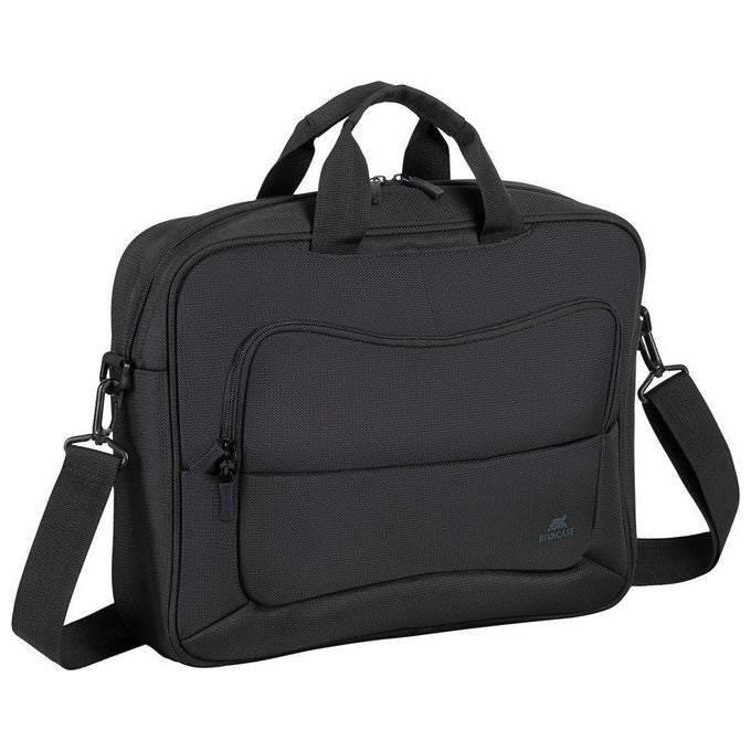 Rivacase 4260709012513 Tegel ECO Borsa Toploader per Laptop 14'' con Scomparto Imbottito e Tracolla Regolabile colore Nero