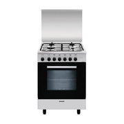 Glem Gas A654MI6 Cucina 60cm 4 Fuochi Forno Multifunzione, Alpha