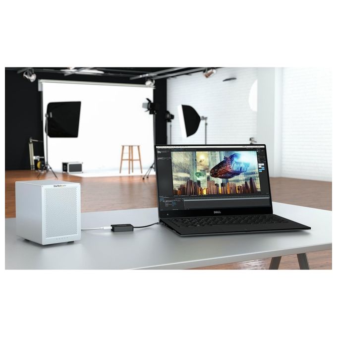 Startech adattatore thunderbolt 3 a thunderbolt - m-f - nero