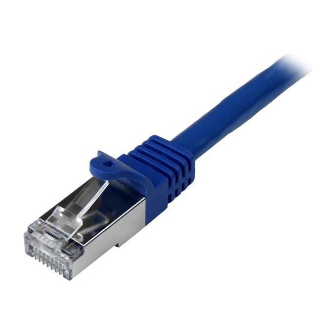 Startech.com Cavo di rete Cat6 Ethernet Gigabit - Cavo Patch RJ45 SFTP da 50 cm - Blu