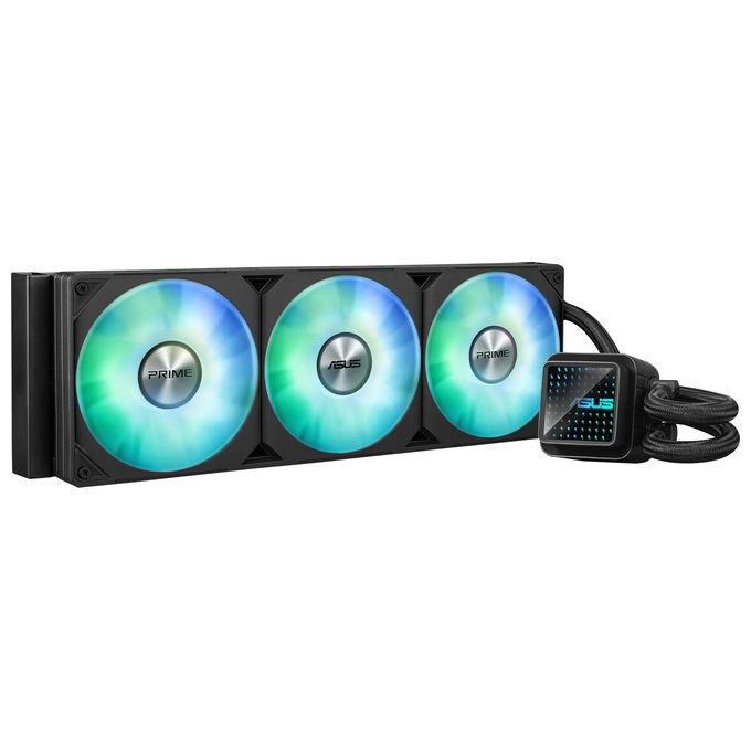 Asus PRIME LC 360 ARGB Dissipatore a Liquido All-In-One 360mm 3 Ventole 120mm ARGB Aura Sync Intel AMD colore Nero