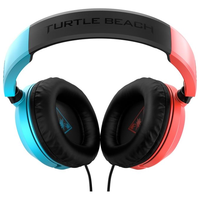 Turtle Beach Recon 50 Auricolare Cablato a Padiglione da Gaming Blu-Rosso
