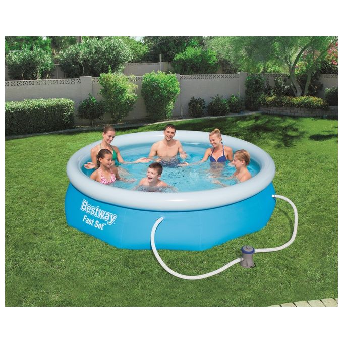 Bestway 57270 Piscina Fast Tonda Filtro 1C 305 H. 76