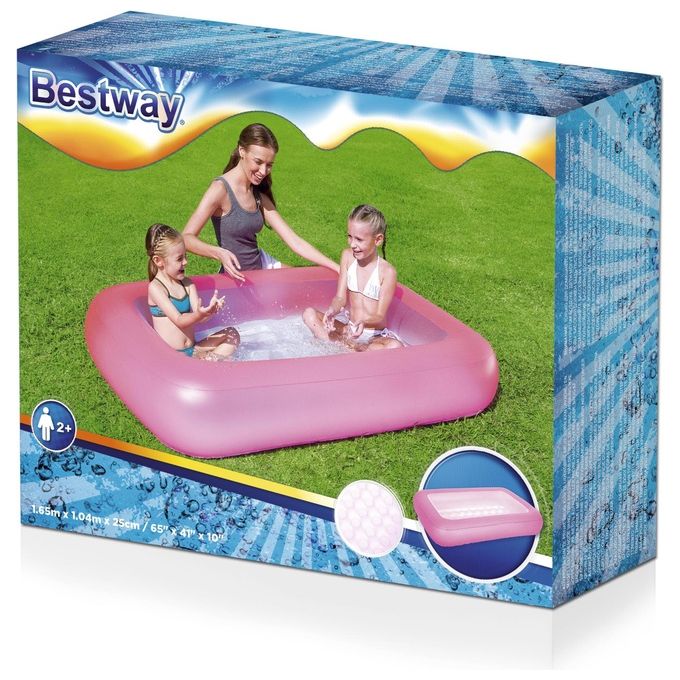 Bestway 51115 Piscina Rettangolare Baby 165X104 H 25