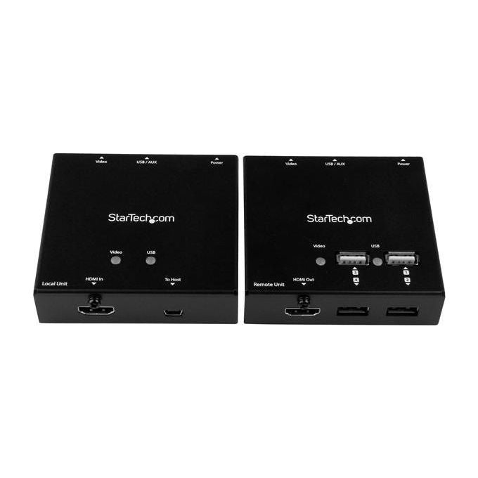 Startech Extender Hdmi Via Cat6 con Hub Usb a 4 Porte 50mt 1080p