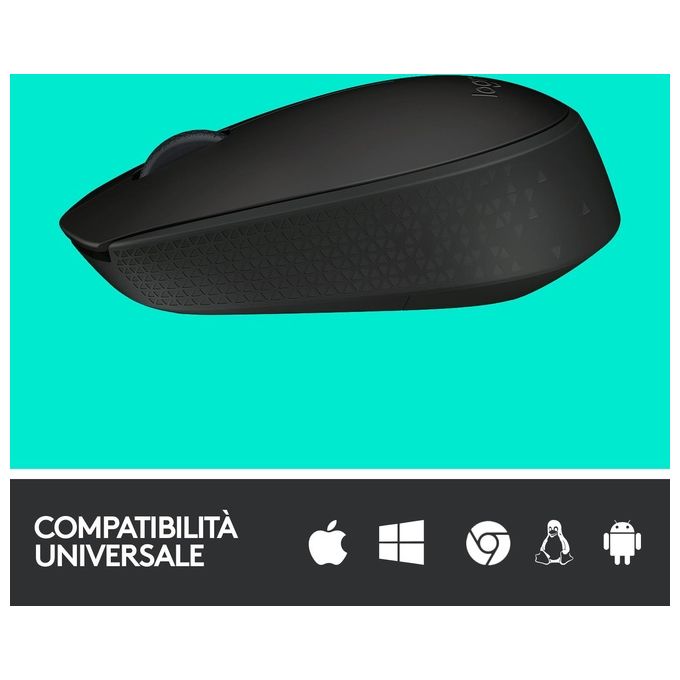 Logitech M171 Mouse Wireless Nero