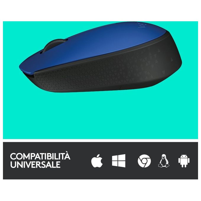 Logitech M171 Mouse Wireless Blu
