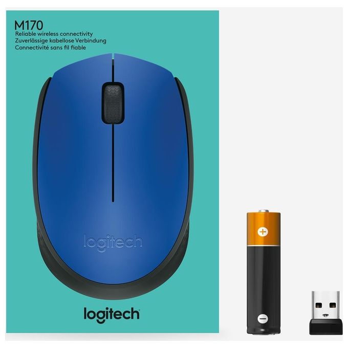 Logitech M171 Mouse Wireless Blu