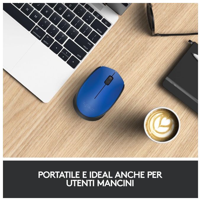 Logitech M171 Mouse Wireless Blu