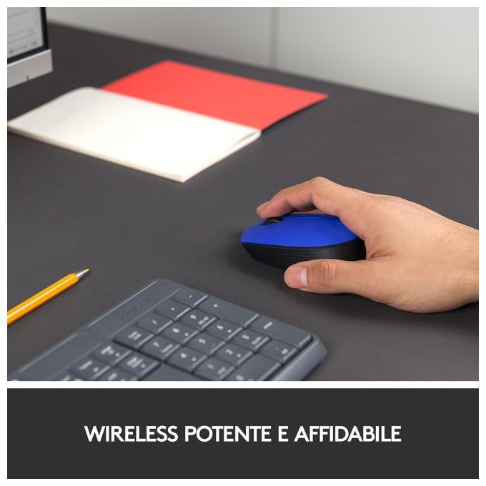 Logitech M171 Mouse Wireless Blu