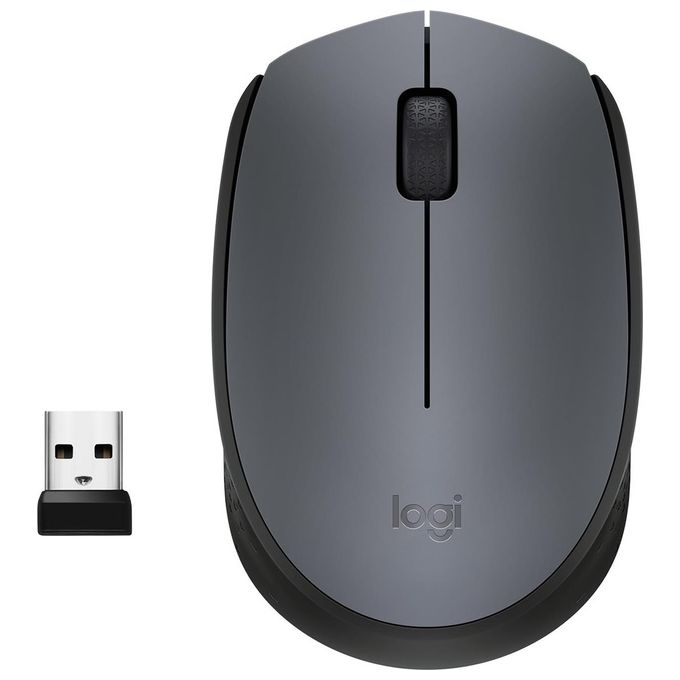 Logitech M170 Mouse Wireless Ottico Ambidestro Grigio 1000 DPI per PC e Laptop