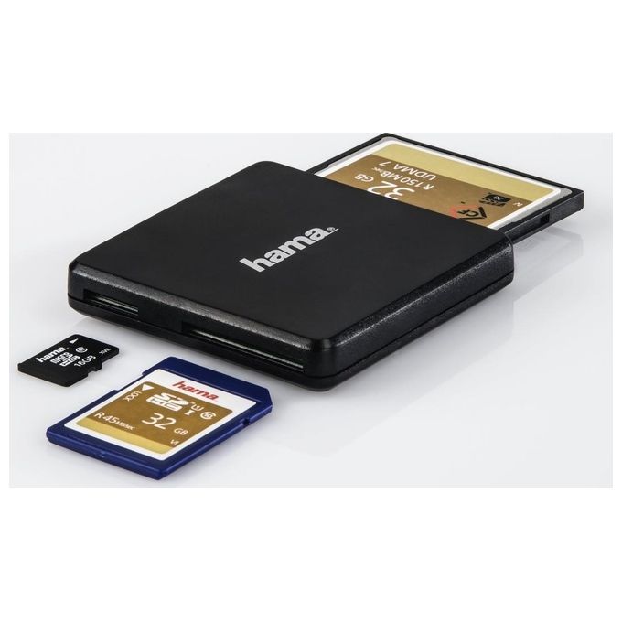 Hama Multi Lettore di Memory Card Usb 3.0 con Cavo