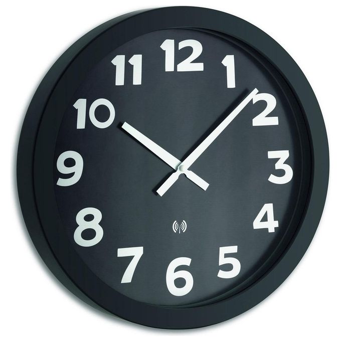 Tfa-Dostmann Orologio da Parete Nero