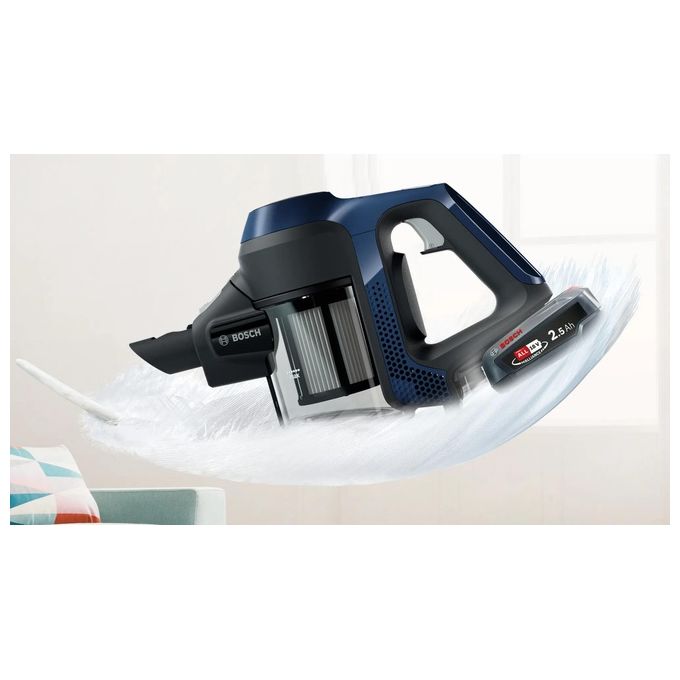 Bosch BCS611P4A Serie 6 Aspirapolvere Senza Filo 0.3 L autonomia 30 min 85 dB colore Nero
