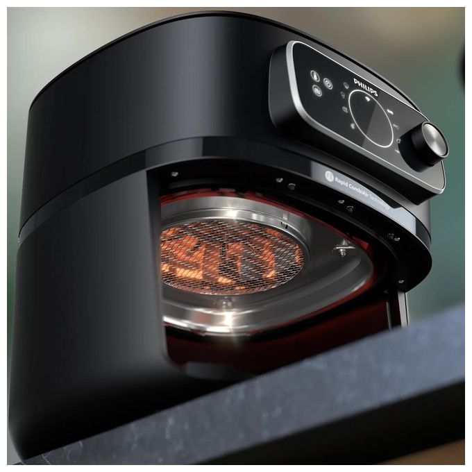 Philips HD9876-90 Friggitrice ad aria 8.3 L 2200 W 22 Programmi Display LED colore Nero
