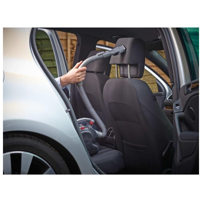 Black+Decker PD1200AV-XJ Dustbuster Flexi Aspirapolvere per Auto  0,56 L 12 V Tecnologia Ciclonica Grigio-Rosso