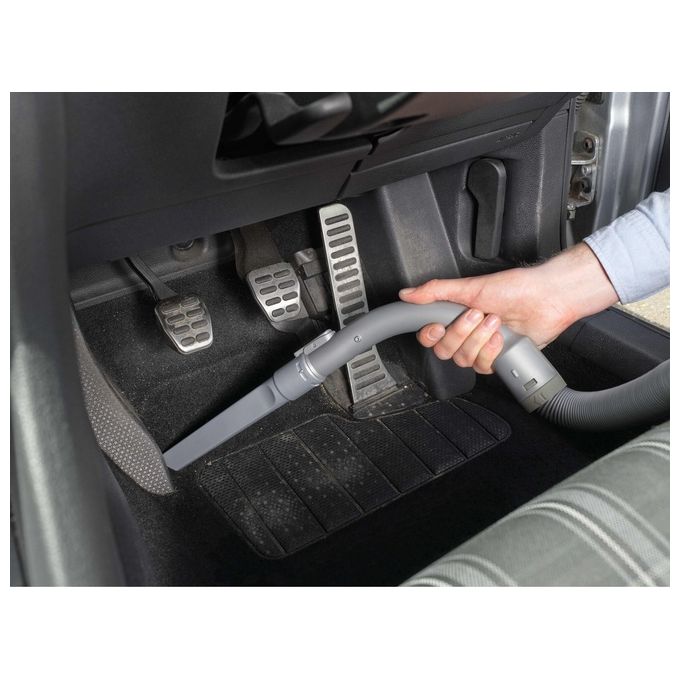 Black+Decker PD1200AV-XJ Dustbuster Flexi Aspirapolvere per Auto  0,56 L 12 V Tecnologia Ciclonica Grigio-Rosso