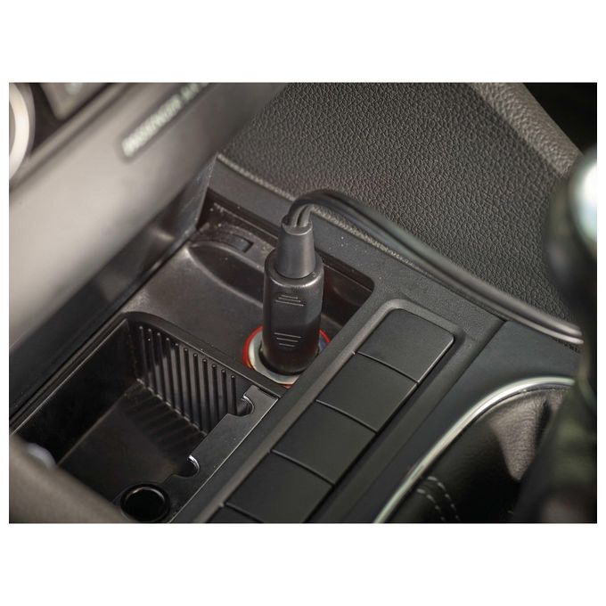 Black+Decker PD1200AV-XJ Dustbuster Flexi Aspirapolvere per Auto  0,56 L 12 V Tecnologia Ciclonica Grigio-Rosso