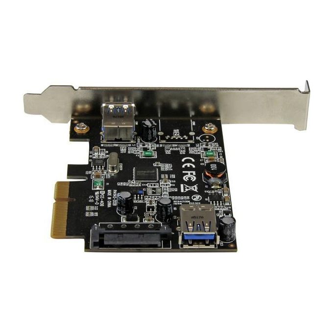 Startech.com PEXUSB311EI Scheda Usb 3.1 A 2-Porte 10gbps Usb-A 1x Esterna 1x Interna Pcie