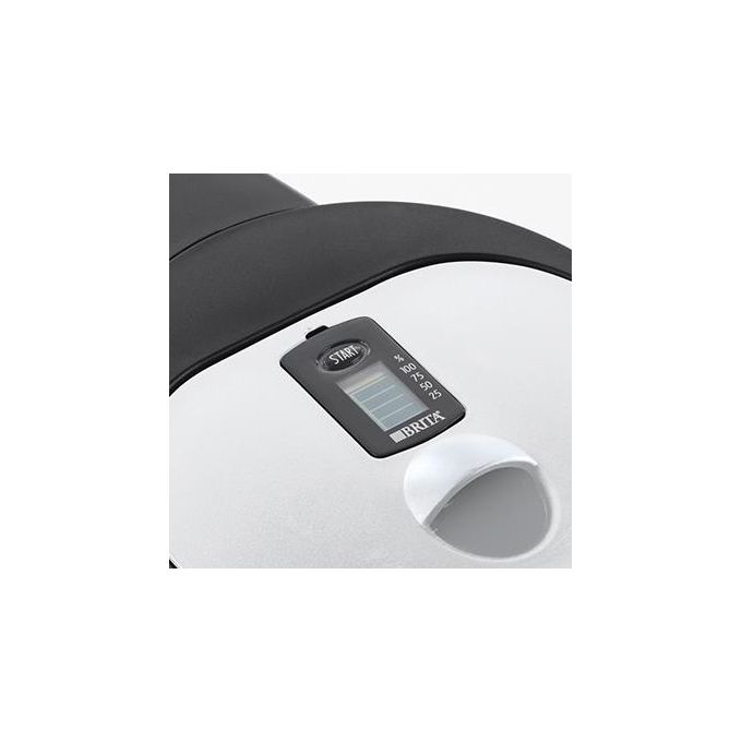 Russell Hobbs 22850-70 Purity Bollitore Elettrico 1 L 2200 W Filtro Brita Luce LED Base 360° colore Nero Argento Trasparente