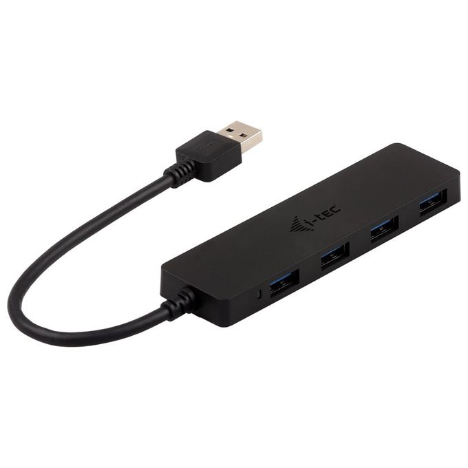 I-Tec Advance U3HUB404 Hub di Interfaccia Usb 3.0 Type-A 5000Mbit-s Nero