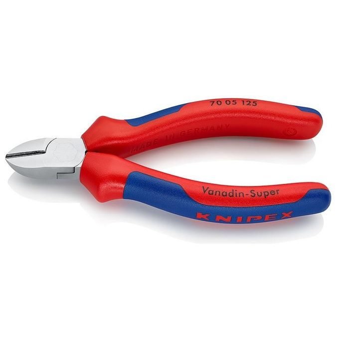 Knipex tronchese laterale per meccanica cromato 125 mm