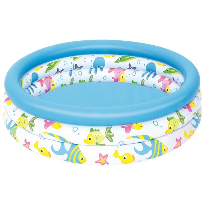 Piscina Ocean-Life 51008 Tonda 3 Anelli 102x25 cm