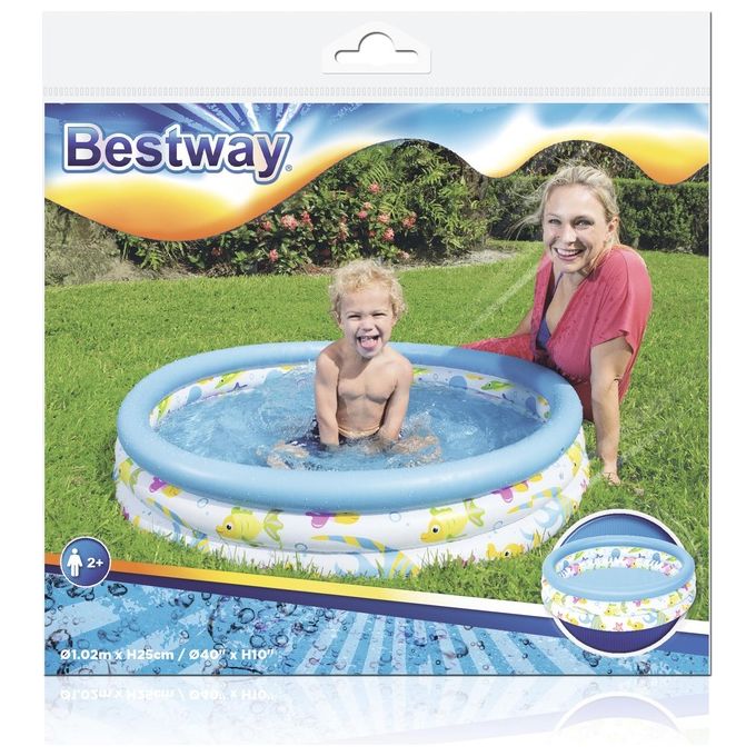 Piscina Ocean-Life 51008 Tonda 3 Anelli 102x25 cm