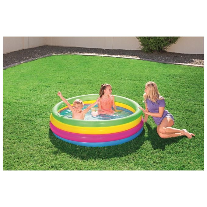 Bestway 51117 Piscina Tonda Arcobaleno 157 H 46