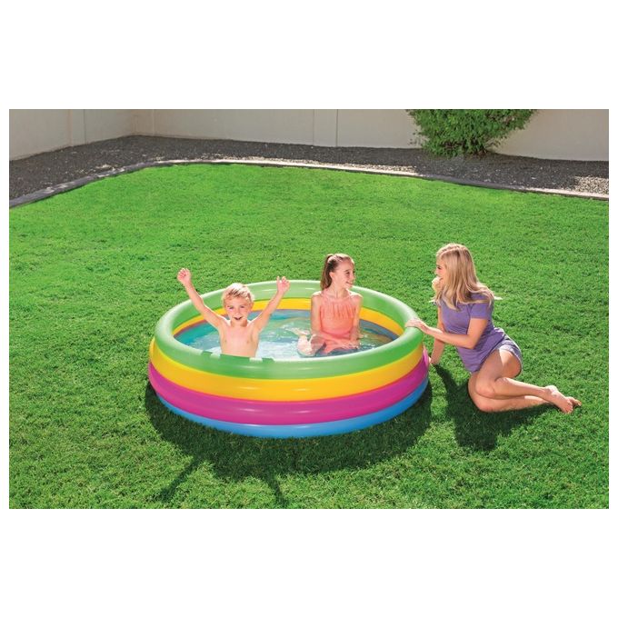 Bestway 51117 Piscina Tonda Arcobaleno 157 H 46