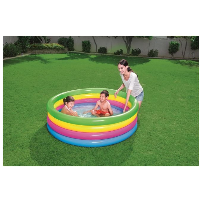 Bestway 51117 Piscina Tonda Arcobaleno 157 H 46