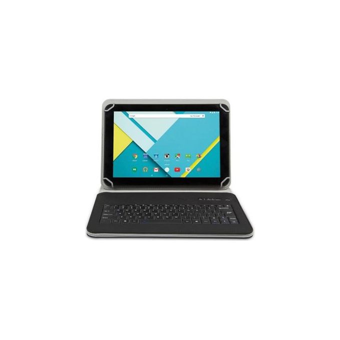 Hamlet Cover Similpelle 10,1''  con Tastiera Bluetooth