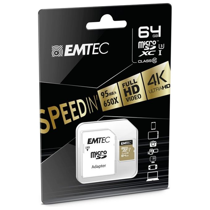Micro Sd Hc 64 Gb Class 10 Speed'in