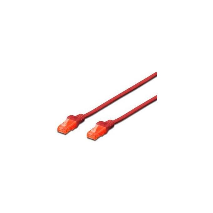 Digitus DK-1612-010-R Cavo Patch Cat6 U-UTP RJ45 RJ45 1 m colore Rosso