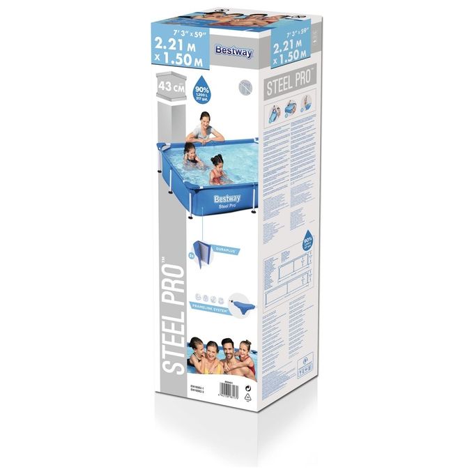Bestway Piscina Rettangolare 221X150 H43 56401
