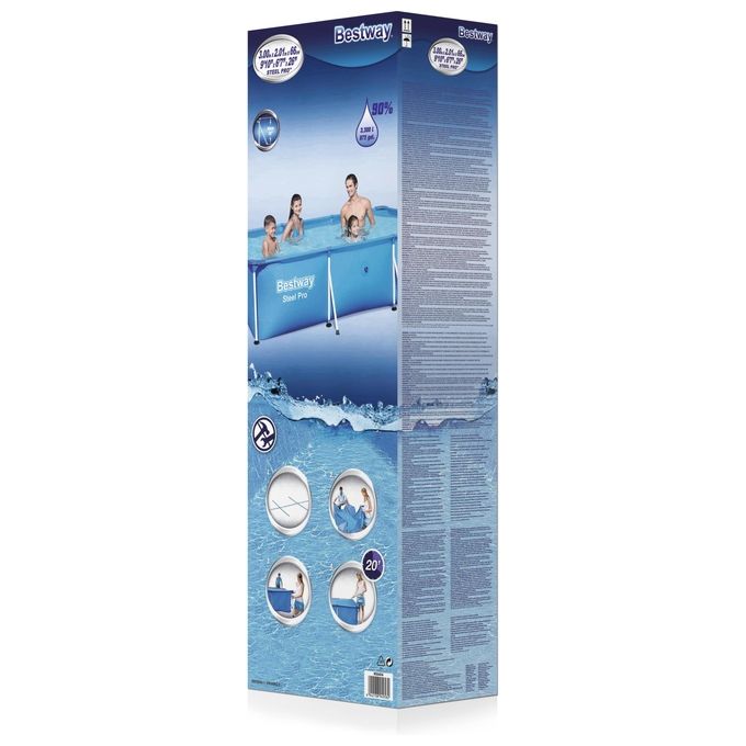 Bestway Piscina Rettangolari 300X201Xh66-56404