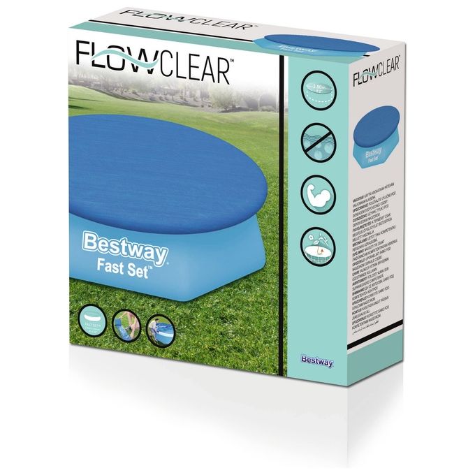 Bestway 58032 Telo Piscina Fast-Set Tonda 280-244cm