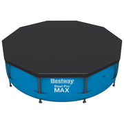 Bestway 58036 Flowclear Telo Copertura per Piscina Rotonda 305 cm compatibile Steel Pro e Steel Pro MAX colore Grigio
