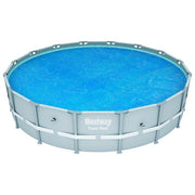 Bestway 58253 Copertura Solare per Piscina in PE Diametro 462 cm per Piscine 488 cm colore Blu