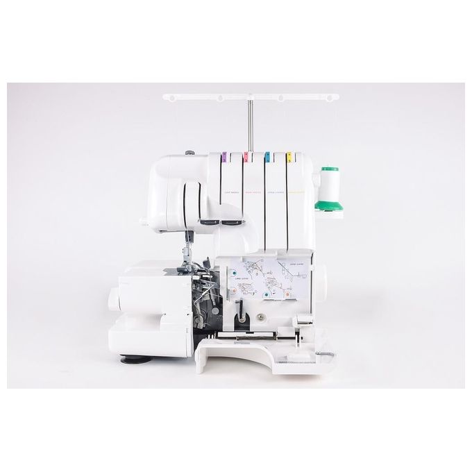 Gritzner 788 Serie Overlock Macchina da Cucire Overlock 2-3-4 Fili Trasporto Differenziale Braccio Libero 1300 punti-min colore Bianco