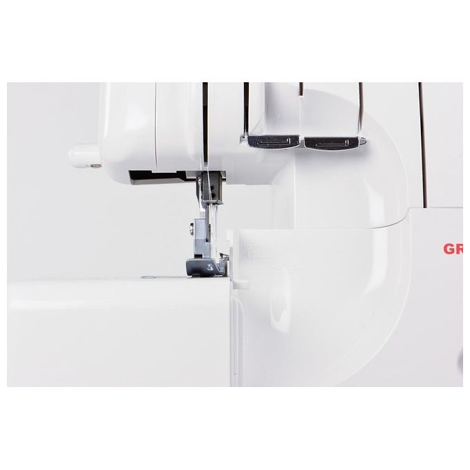 Gritzner 788 Serie Overlock Macchina da Cucire Overlock 2-3-4 Fili Trasporto Differenziale Braccio Libero 1300 punti-min colore Bianco