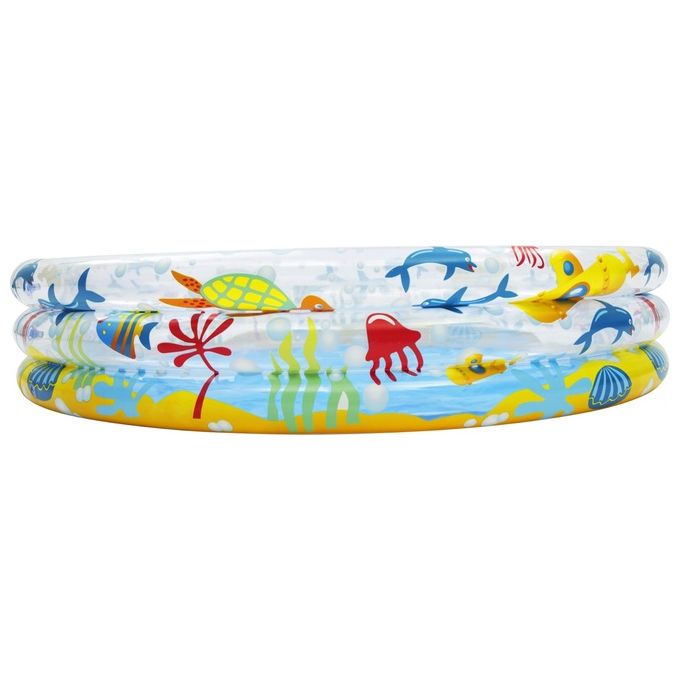 Bestway 51004 Deep Dive Piscina Gonfiabile per Bambini 3 Anelli 152x30 cm 282 L colore Blu