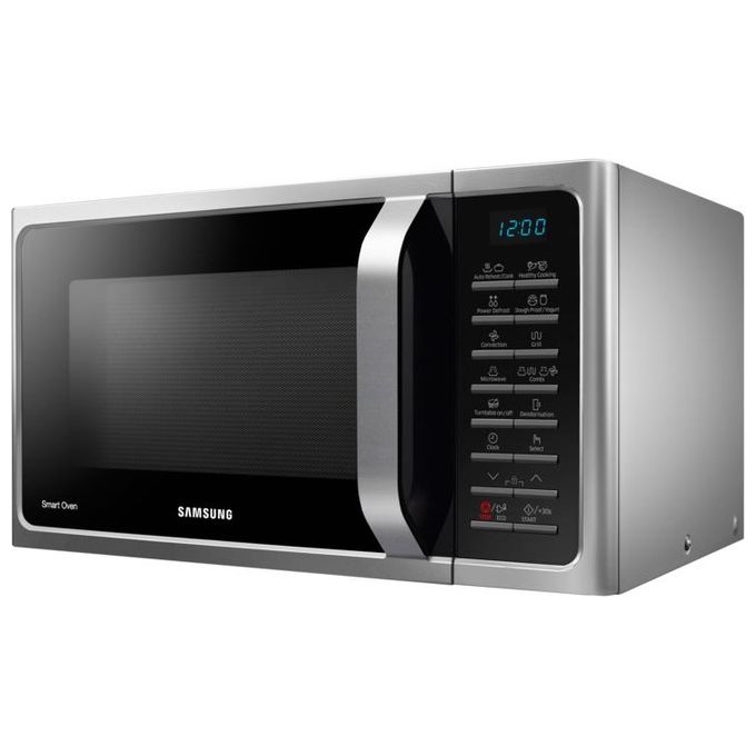 Samsung MC28H5015AS Smart Oven Forno a Microonde con Grill Capacita' 28 Litri Potenza 900 W Display LED Silver