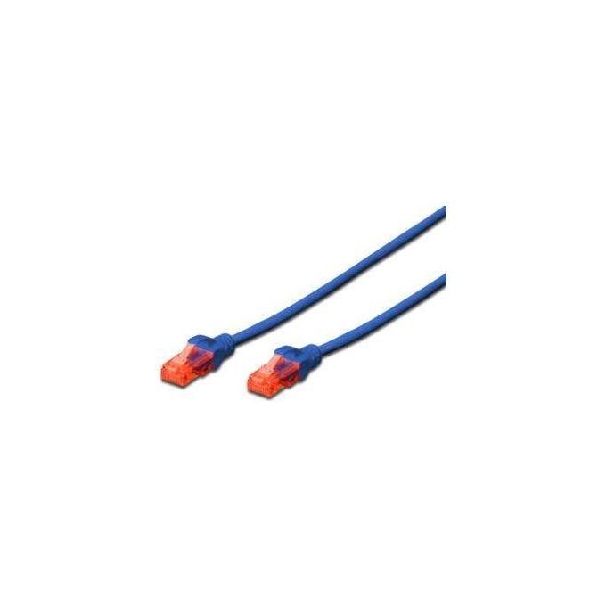 Digitus cavo rete utp cat 6 non schermato mt 3 blu