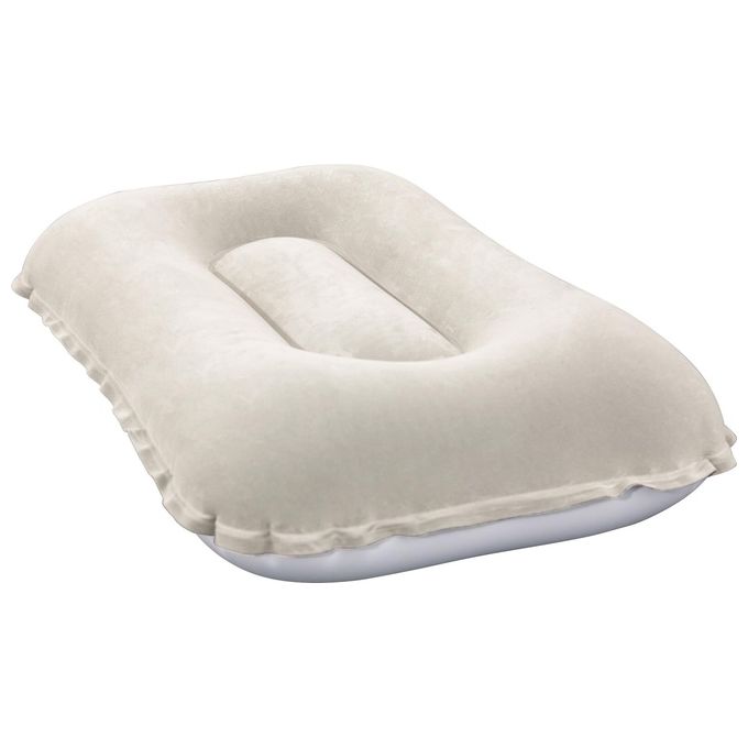 Bestway 67121 Cuscino Gonfiabile Rettangolare Campeggio Viaggio Floccato 48x30 cm colore Assortito