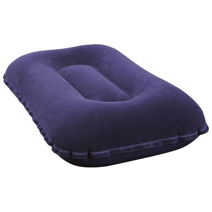 Bestway 67121 Cuscino Gonfiabile Rettangolare Campeggio Viaggio Floccato 48x30 cm colore Assortito