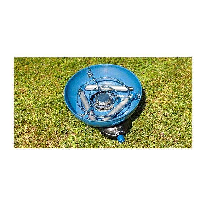 Campingaz PARTY GRILL 200 Fornello Grill Portatile a Gas 2000 W Kettle Accensione Piezoelettrica Easy Clic Plus colore Blu