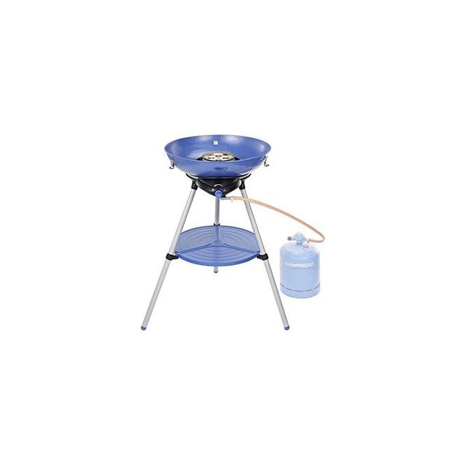 Campingaz 2000025698 Party Grill 600 R Barbecue da Campeggio a Gas 4000 W Piastra Antiaderente Accensione Piezoelettrica colore Nero